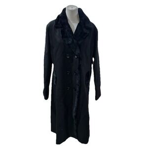 APRSFN Coat XL Double Breasted Black Women's